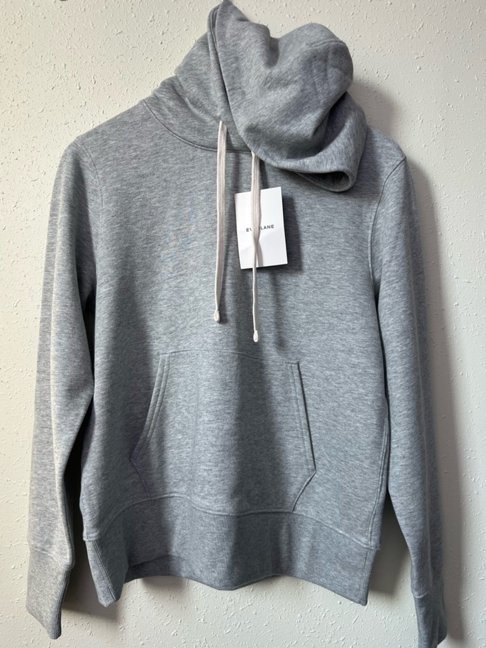 New Everlane THE OFF-DUTY TERRY HOODIE in Heathered Grey Size S - Picture 3 of 13